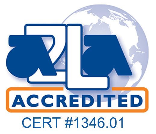 A2LA cert #1346.01